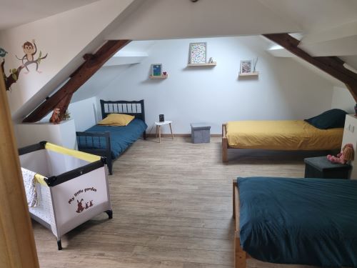 Configuration avec le lit parapluie