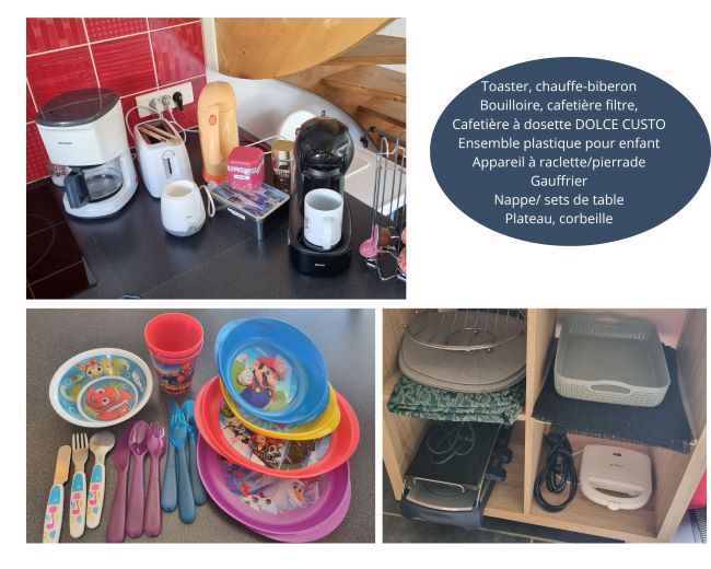 Petits électroménagers, service en plastique enfants