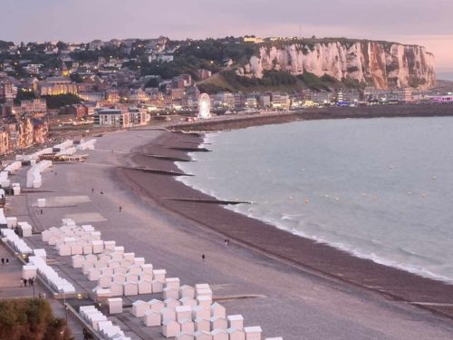Panorama de la falaise de Mers-les-bains