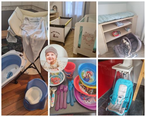 Présentation des équipements pour pour bébés